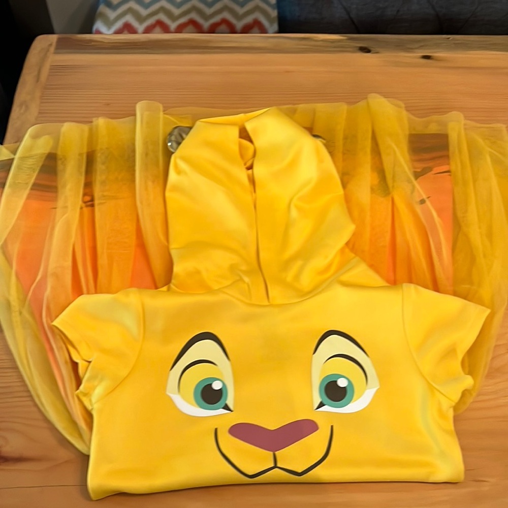 Nala Lion King Cosplay Dress With Hood (Big Girls Size 10/12)
